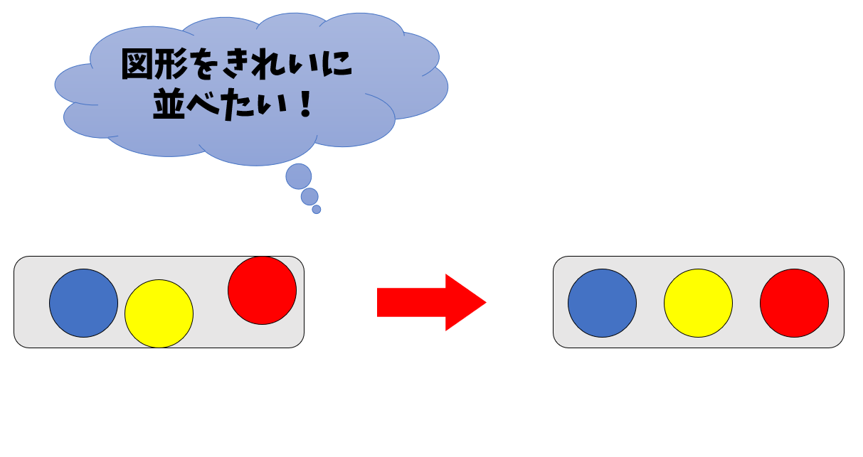 【Word】図形をきれいに並べる方法